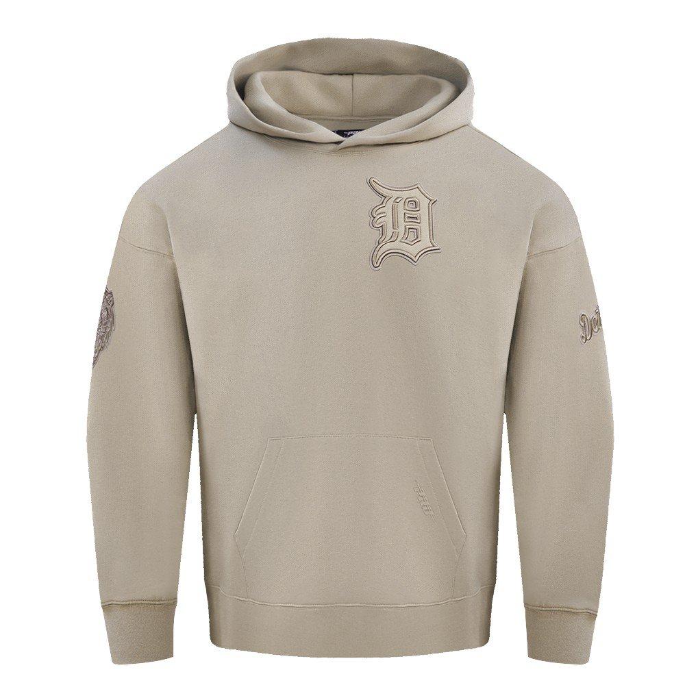 Pro Standard Men's MLB Detroit Tigers Neutral Drop Shoulder Pullover Hoodie - Taupe - TAUPE